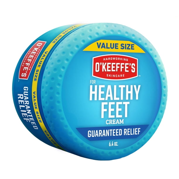 O'Keeffe's for Healthy Feet Foot Cream for Extremely Dry, Cracked, Feet, 6.4 Ounce Jar, (Pack of 1)