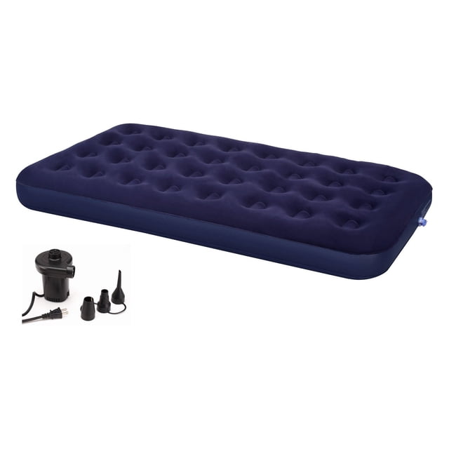 Colchón Inflable ACHIM Individual 191x99x23 cm con Bomba Eléctrica
