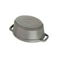 thumbnail image 4 of Staub Cast Iron 1-qt Pig Cocotte - Graphite Grey, 4 of 8