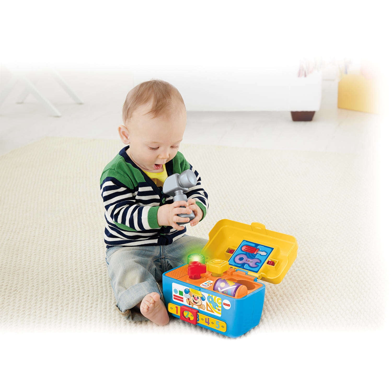 Fisher price laugh and 2024 learn smart stages toolbox