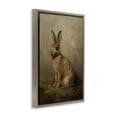 thumbnail image 3 of Stupell Industries Traditional Brown Bunny Portrait Brown Floating Frame Canvas Art, 21 x 31, by Petals Prints Design, 3 of 8