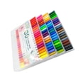 thumbnail image 3 of Graffiti dibujo pintura pluma doble cabeza doble punta pincel rotulador conjunto acuarela bolígrafos papelería, 80 colores Inevent EL2477-06B, 3 of 7
