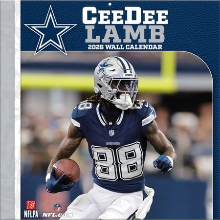 Turner Licensing NFL Dallas Cowboys CeeDee Lamb 2026 Wall Calendar Turner Licensing NFL Dallas Cowboys CeeDee Lamb 2026 Wall Calendar