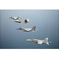 thumbnail image 1 of 24"x36" Gallery Poster, FA-18E Super Hornet, F-22A Raptor, F-15C Eagle, & fa-18c hornet, 1 of 1