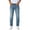 Light Blue, variant on TEAJOPSUU Women's Jeans Straight Leg High Waisted Exposed Button Fly Front Denim Pants with Pockets Casual Loose Fit Daily Trousers Light Blue