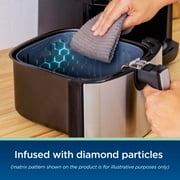 (Open Box) Oster DiamondForce Nonstick XL 5 Quart Digital Air Fryer, 8 Functions