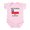 Petal Pink, variant on CafePress - Made In America With Chilean Parts Body Suit - Baby Light Bodysuit, Size Newborn - 24 Months