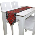 thumbnail image 3 of EREHome Floral Poppy Table Runner 13x70 Inches Red Table Top Decoration, 3 of 5