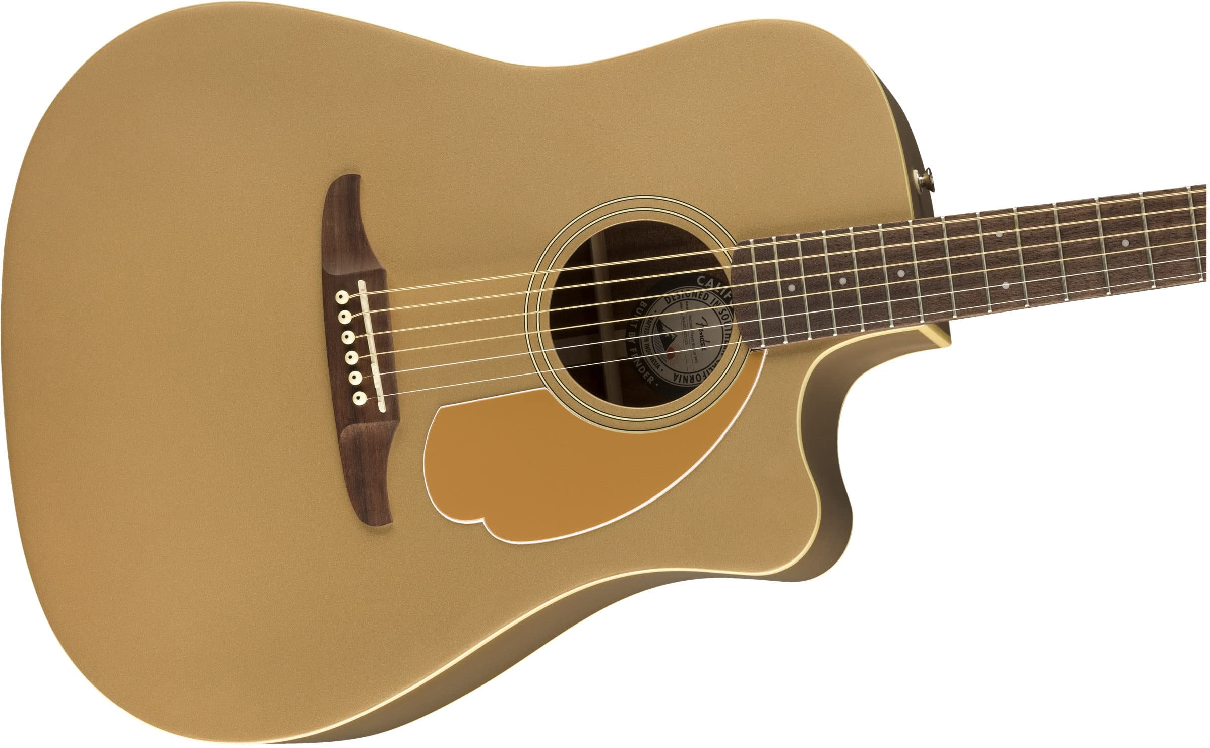 Fender Redondo Player Acoustic-Electric Guitar - Bronze Satin w/ Gig Bag