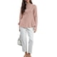 thumbnail image 2 of Suéter de Larga con Cuello Alto y Volantes para Mujer, Colección Otoño 2025 Caqui M, 2 of 7