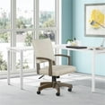 thumbnail image 2 of Pemberley Row Upholstered Ivory White Bankers Chair Rectangular Adjustable 26.25"W x 25.25"D x 42"H Unassembled, 2 of 9