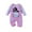 Purple1108/A, variant on MEZZALL Unisex Baby Halloween Cute Long Sleeve Jumpsuit Onesie One-Pieces Newborn Stylish Clothes