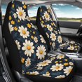 thumbnail image 3 of Jeiento Daisy Automobile Seat Covers Full Set for Women 2 PCS Car Seat Protectors for Front Seat Cushion Pads Cute Flower Car Accessories Interior Decor for Cars Truck SUVs, 3 of 7