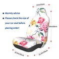 thumbnail image 2 of Picia Colorful Flowers Print Waterproof Sweating Car Seat Cover for Post Gym Workout, Running, Beach and Hiking, Universal Fit Anti-Slip Bucket Seat Protector, 2 of 5