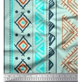thumbnail image 1 of Soimoi Tissu en Velours Aztec Imprimé Géométrique au Mètre 58 Pouces de Large, 1 of 3