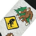 thumbnail image 4 of Crazy Socks Big Foot Fun Print Novelty Crew Socks for Men, 4 of 6