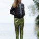 thumbnail image 3 of Leggings elegantes y sexys de escamas de pez para mujer (XL, verde), 3 of 6