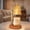 caramel, variant on Candle Warmer Lamp with Timer and Dimmer for Jar Candles, Height Adjustable, Includes 2x50W Bulbs, Vintage Style