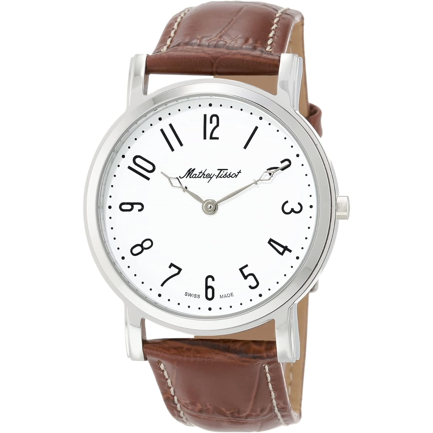 Mathey-Tissot City Metal White Dial Men display picture 2