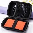 thumbnail image 3 of 2PCS 2.5-Inch Hard Drive Case – EVA Storage Bag for Earphones, Chargers, Cables & Electronics (15*10*4.5cm straw mat pattern), 3 of 5
