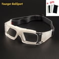 thumbnail image 2 of Gafas deportivas graduadas para miopía, gafas anticolisión para fútbol, ciclismo, esquí, baloncesto, gafas de seguridad desmontables, puede poner lentes dioptrías qiuyongming unisex, 2 of 2