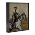 thumbnail image 2 of Stupell Industries Modern Modern Cowboy Black Framed Giclee Art, 12 x 12, by Stacy D'Aguiar, 2 of 7