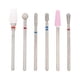 thumbnail image 1 of Brocas de pedicura BuyWeekMX 6 piezas acero inoxidable máquina manicura, 1 of 9