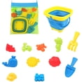 thumbnail image 1 of YWIYIUD 13/18PCS Reusable Beach Toy Set with Sand Bucket Shovel and Cute Model for Beach Backyard Park Pool and Outdoor Activities Practical Beach Interactive Toys for Parent and Teens, 1 of 8