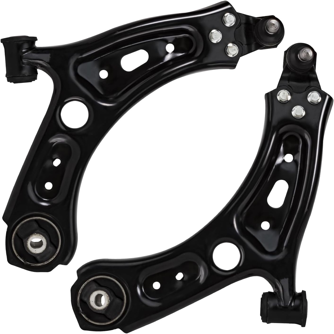 Detroit Axle - FWD 4pc Front Control Arms Kit for 2015-2021 Jeep Renegade 2016-2018 500X, 2 Lower Control Arms 2 Stabilizer Sway Bar End Links Replacement