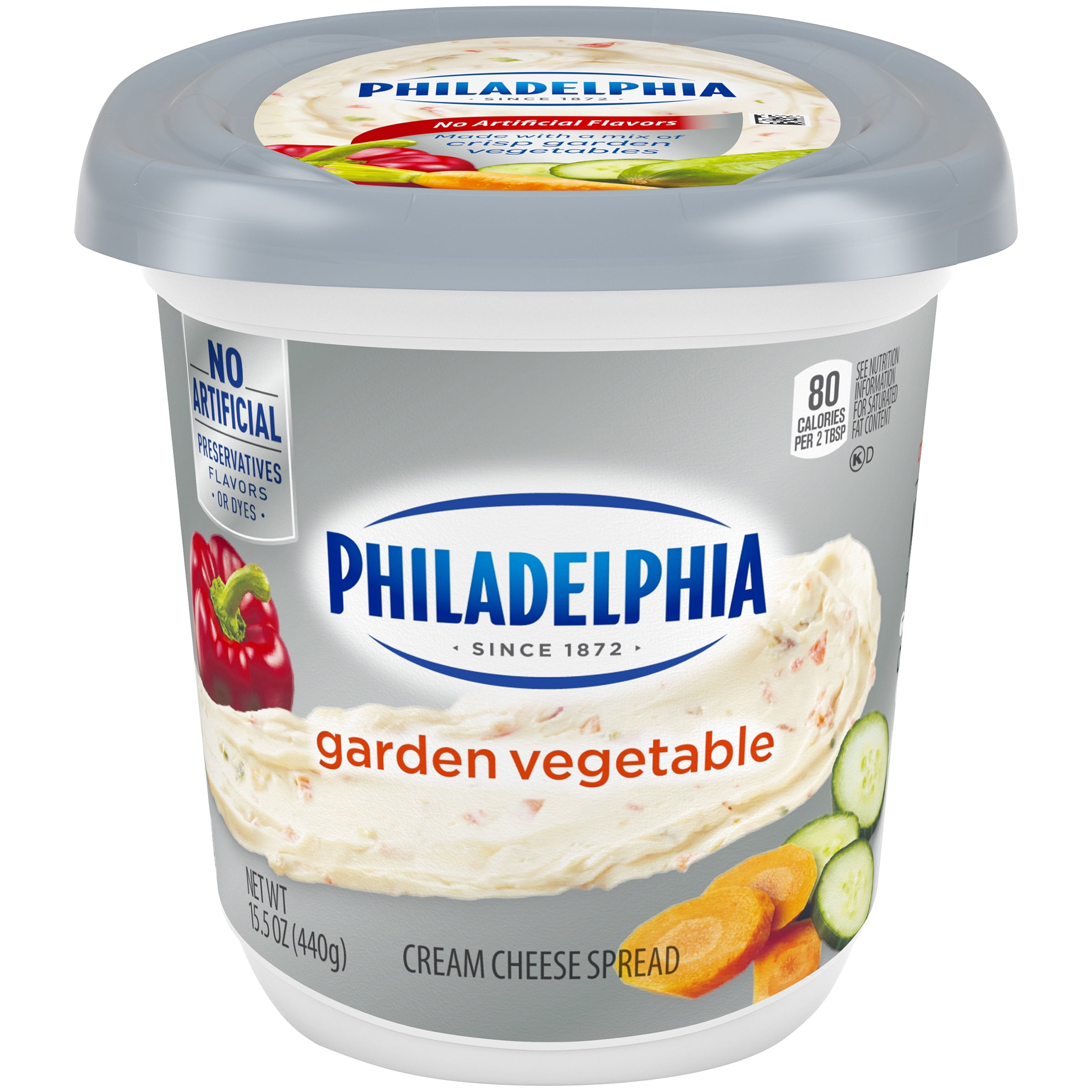 Philadelphia Garden Vegetable Cream Cheese Spread 15 5 Oz Tub