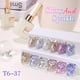 thumbnail image 2 of Set de esmaltes en gel con purpurina Double Rhythm, 15 ml x 6, con pizarra, 2 of 9