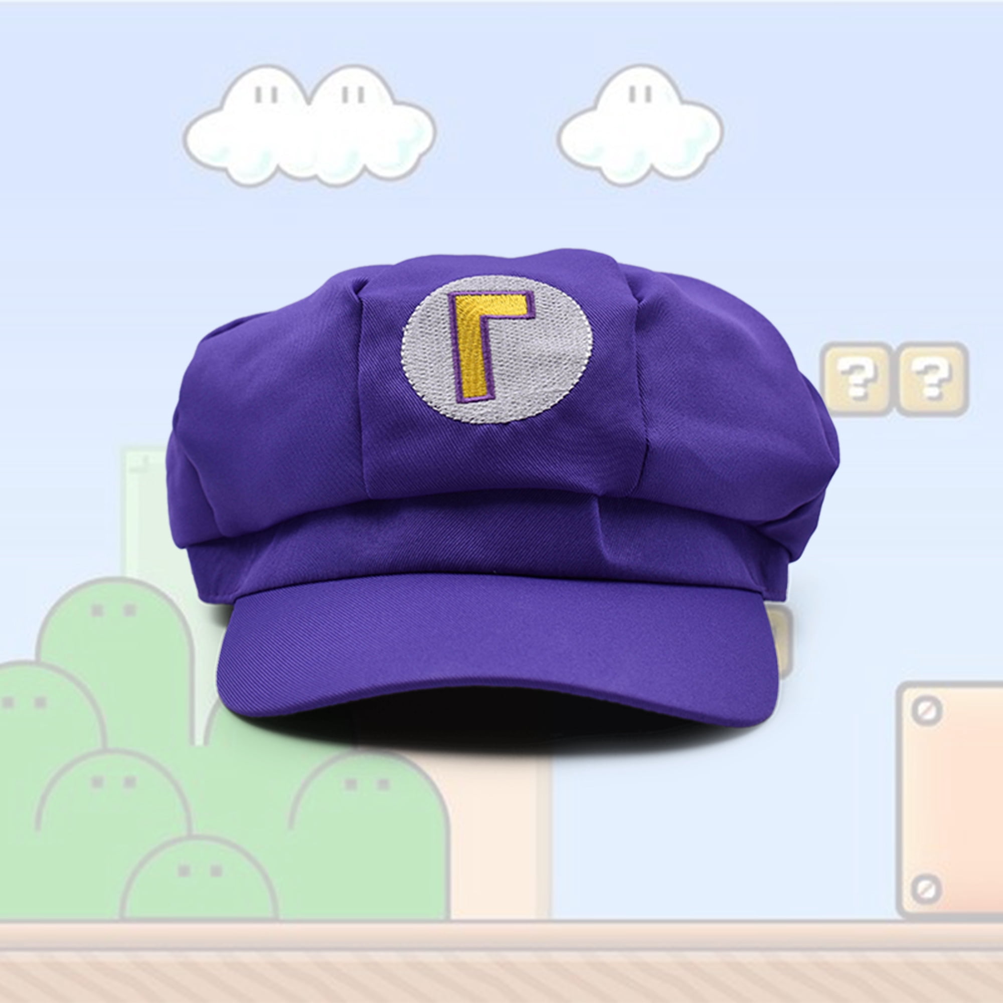 New Super Mario Purple Octagonal Hat 