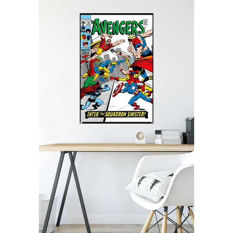 Poster Avengers #329 Sur Toile – Marvel Comic Book Art Print – Sans Cadre