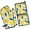 Blue Lemon, variant on Blue Lemon Kitchen Oven Mitt and Pot Holder Sets 2 Pcs for Baking, Cooking and Grilling, Heat Resistant Up To 392 °F