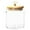 A, variant on Large Glass Canisters for Kitchen Counter with Airtight Bamboo Lids - Cookie Jars with Wooden Lid, Food Storage Containers for Pantry, Flour Pasta Candy Coffee Pods