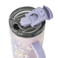 thumbnail image 2 of Thyme & Table 24oz Stainless Steel Luna Tumbler with Handle and Dual Straw Lid, Garden, 2 of 6