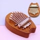 thumbnail image 5 of Piano de pulgar Kalimba de 8 teclas | Cuerpo de madera maciza de sapeli | Teclas de acero inoxidable | Exquisito instrumento musical de marimba de dedo | Colgante antiestrés, regalo para niños, 5 of 5