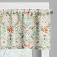 thumbnail image 5 of Ambesonne Flowers Valance & Curtain, Vintage Hearts Ribbons, 55"x24", Beige Mint, 5 of 6