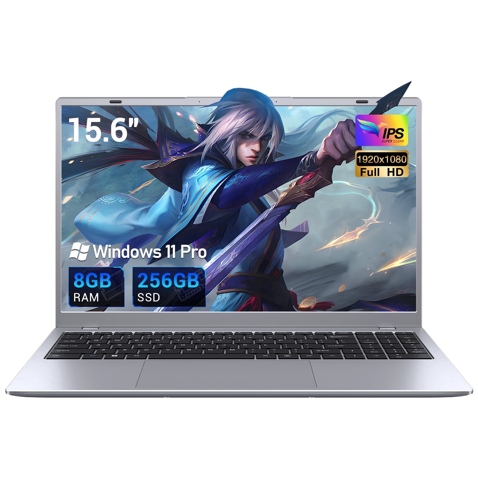 Windows 11 Pro Laptop 15.6inch, 12GB RAM 512GB SSD, 12th Gen Intel