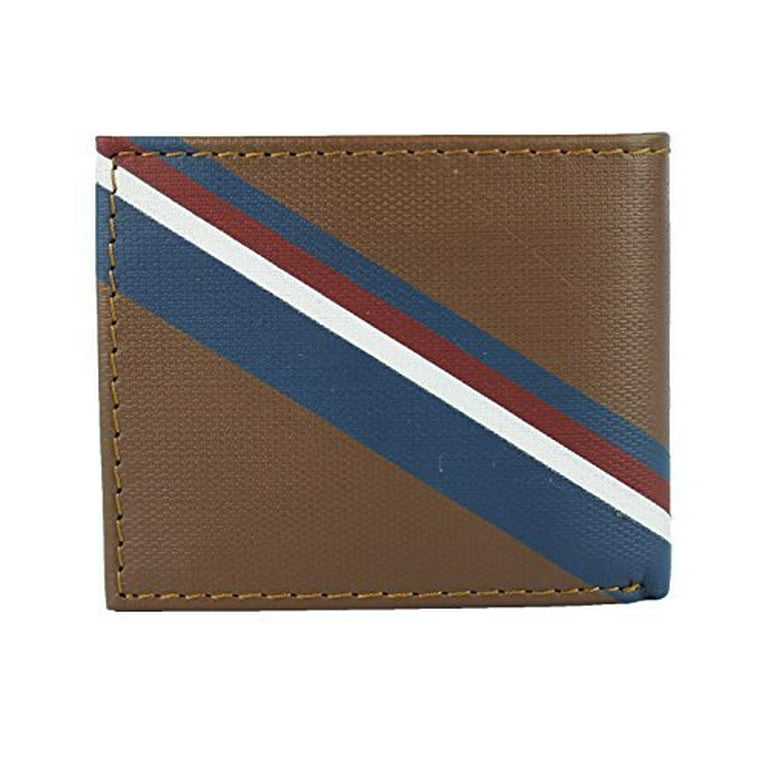 Tommy Hilfiger Men's Leather Double Billfold Passcase Wallet