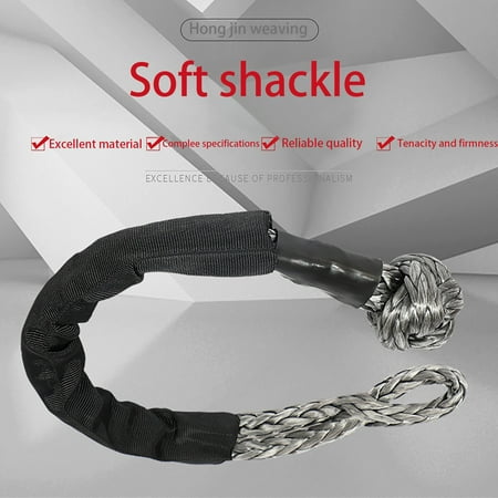 

iMESTOU Deals Clearance Toolly Synthetic Soft Rope Shackle Towing Rope Soft Loop for Rescue Durable
