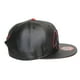 416 Toronto - The Cap Guys TCG / Inspired Exclusives PU Noir/rouge Snapback Cap – image 3 sur 5