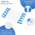 thumbnail image 3 of 2 Pcs Floating Hammock, Inflatable Pool Float 4 In 1 Floating Hammock Water Hammock Multipurpose Foldable, 3 of 5