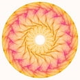 thumbnail image 2 of Sunny Mandala Wall Decal by Wallmonkeys Peel and Stick Graphic (36 in H x 36 in W) WM299790, 2 of 4