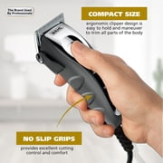 Wahl ATV Total Body Manscaper Hair Clipper for Men, Corded 18pc, Black Chrome 3024498