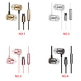 thumbnail image 2 of Puerto tipo C In-ear Super Bass Control de línea Auricular Teléfono Aleación de aluminio Auriculares Micrófono Auriculares con cable Inevent PJ7354-03, 2 of 6