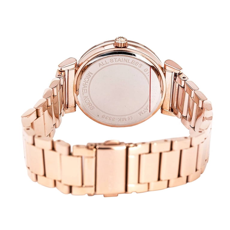 Michael Kors Black & Rose Gold Crystal Watch for Women women-s-michael-kors-parker-  main image 4
