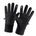 thumbnail image 2 of Guantes cálidos para ciclismo, resistentes al viento, resistentes al agua y al frío, guantes de dedo completo con pantalla táctil, guantes de motocicleta para deportes al aire libre, color negro YUNYI BRAND  Deportes, 2 of 8