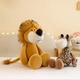thumbnail image 2 of BELOVING Animal Jouet de Collection Mignon Peluche pour Adultes Garçons Filles Ados Lion, 2 of 10
