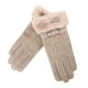 thumbnail image 3 of Guantes térmicos de invierno para mujer Guantes cálidos con pantalla táctil para mujeres y niñas de invierno: talla inconfundible Caqui, 3 of 8